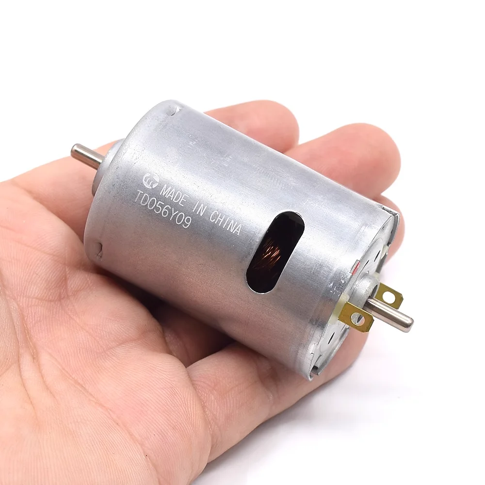 Mabuchi RS-545SH 12V DC Motor - 8700 RPM No Load, Brushed, For Vibrator, Vacuum, Massager Projects