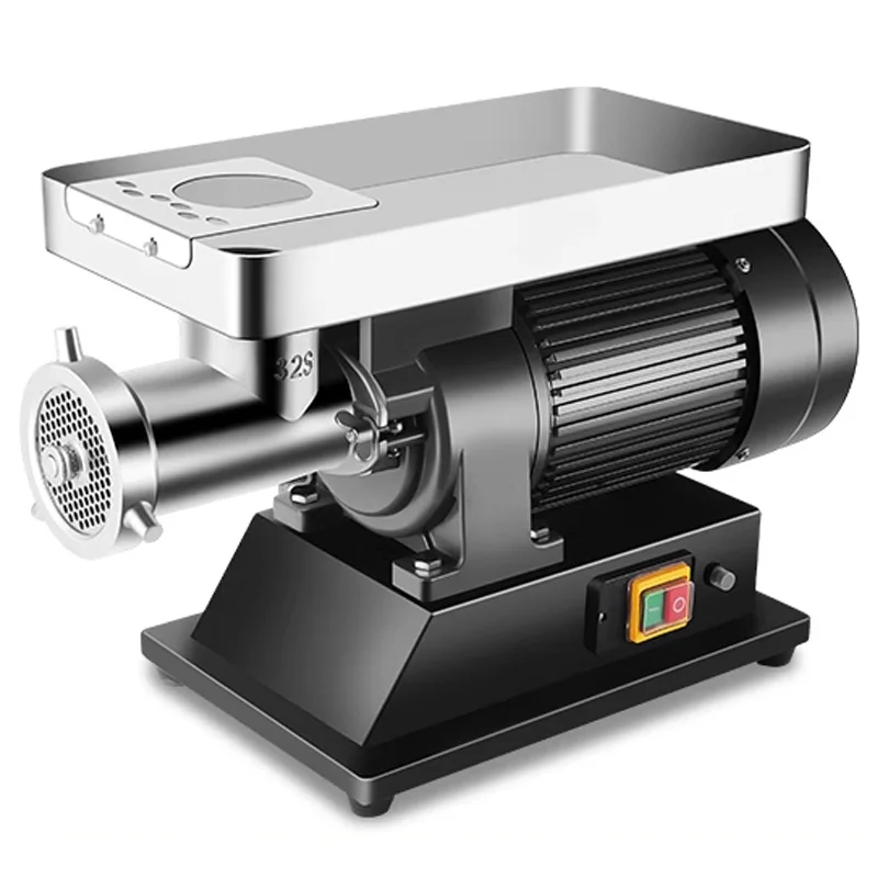Electric Meat Grinder 1800W/2500W/2800W Industrial Meat Mincer w/ 2 Blade, 3 Grinding Plates, Sausage 2