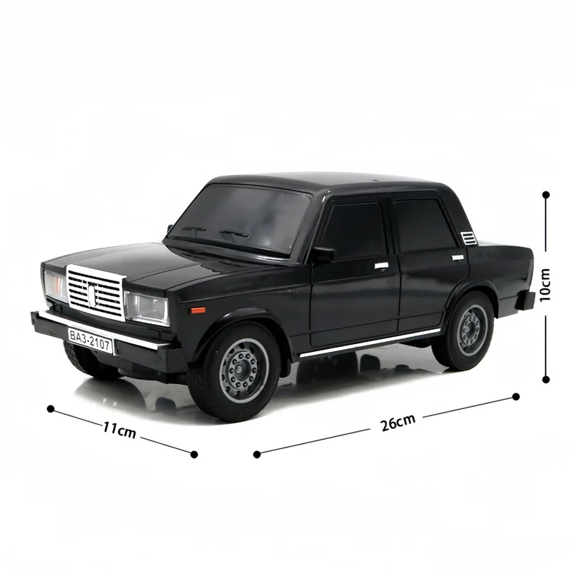 1: 12 Four Way Remote Control Car Lada Sedan With Lighting Simulation Car Model Child Russian Christmas Toy Dragon Control Car 4