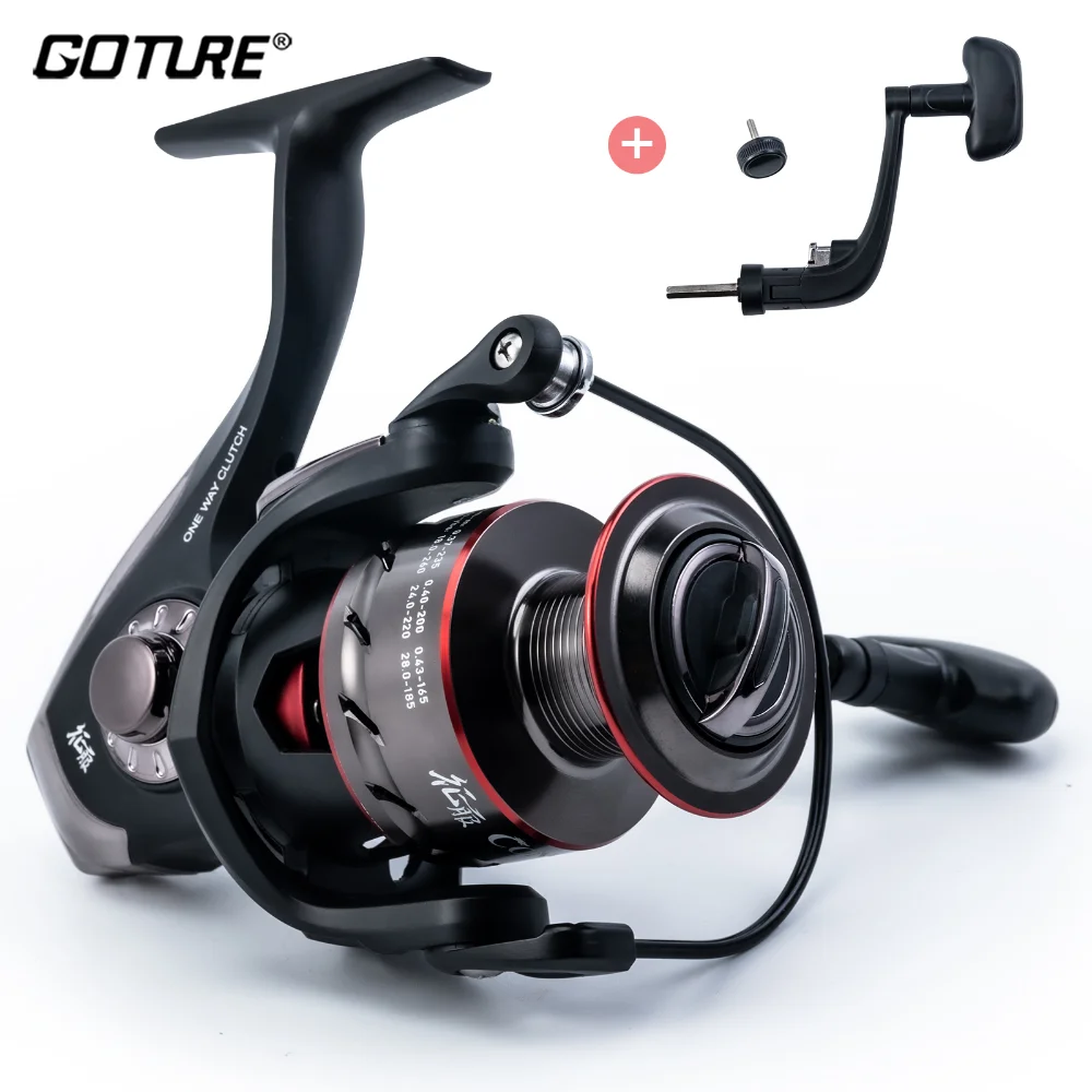 

Спиннинговая катушка Goture, супер стандартная профессиональная спиннинговая катушка 7 + 1BB, сверхгладкая мощная катушка для морской и пресной воды 5,1: 1