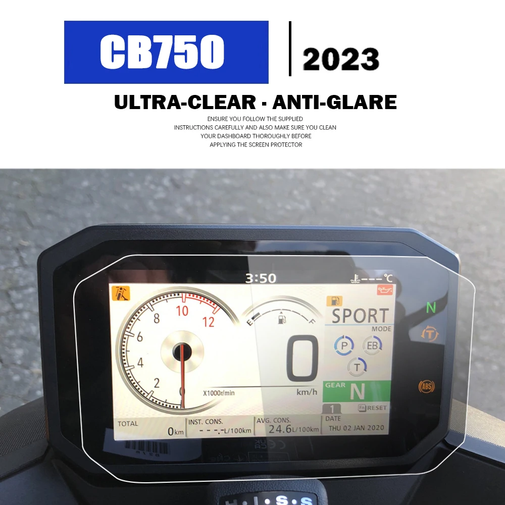 

For Honda CB750 Hornet CB 750 Hornet 2023 New Motorbikes Accessories dashboard screen protector anti-scratch protection film