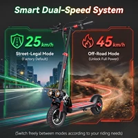 SUNNIGOO N3MAX Scooter électrique pour adultes 800W moteur 48V13Ah batterie, double frein hydraulique, E Scooter croisière automatique, pneu 10" 2
