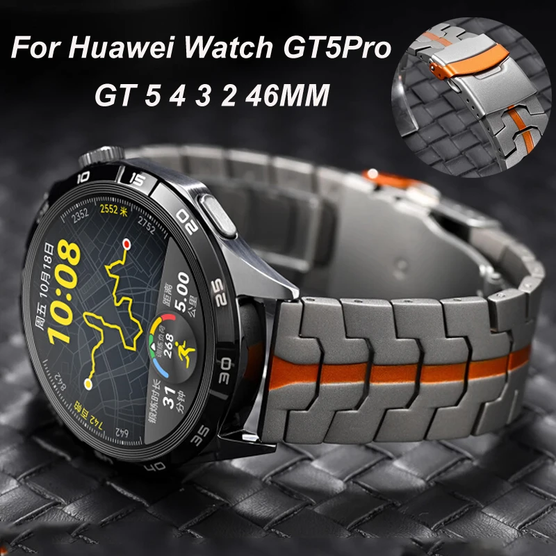 22mm Stainless Steel Watch Strap in Silver Finish
