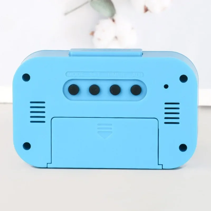 Digital Alarm Clock LED Electronic Screen Desktop Table for Home Office Backlight Snooze Calendar