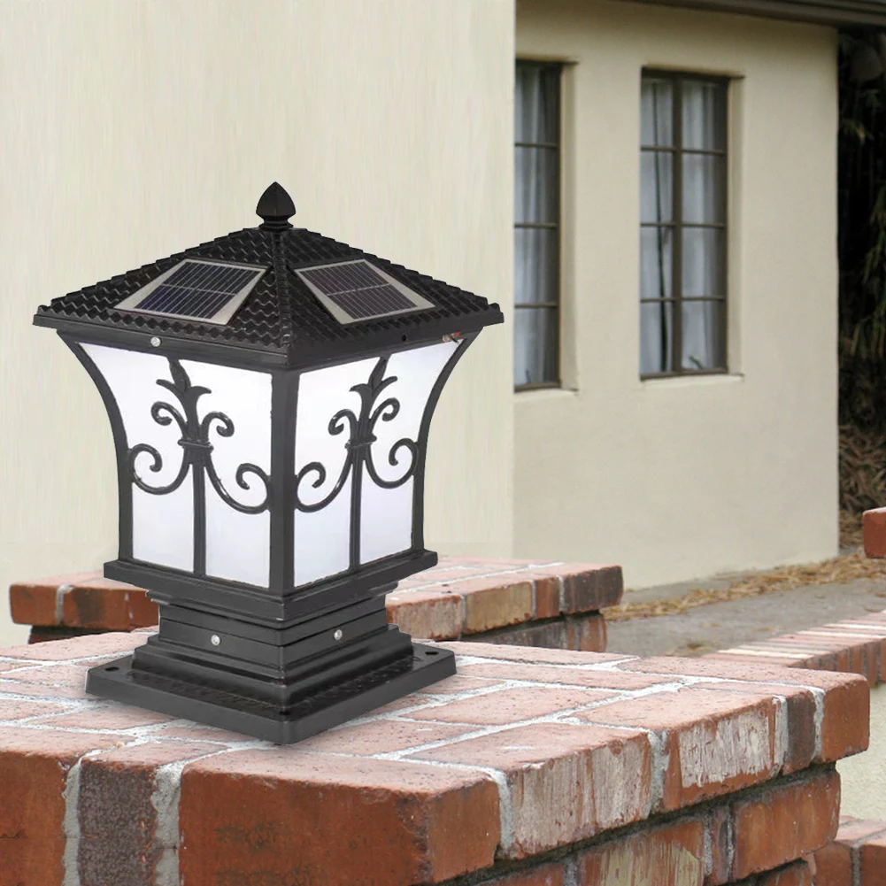 Description Picture 5 of item1Pcs Decorative Column Light Fence Square Landscape Pillar Door Porch Wall Ground Lamps Outdoor Garden Lighting