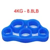 1/2/3/4/8pcs Hand Gripper Silicone Finger Expander Exercise Hand Grip Wrist Strength Trainer Finger Exerciser Resistance Bands 5