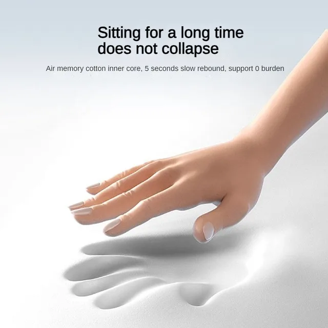 New Tailbone Sciatica Back Pain Relief Comfort Office Chair Car Seat Cushion Non-Slip Orthopedic Memory Foam Coccyx Cushion 4