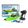 RC RTR Boat Lights Self Righting Jet Ship 2.4G Radio Control Racing Boat Model for Kids and Adults Outdoor Toys Gift for Boys 1