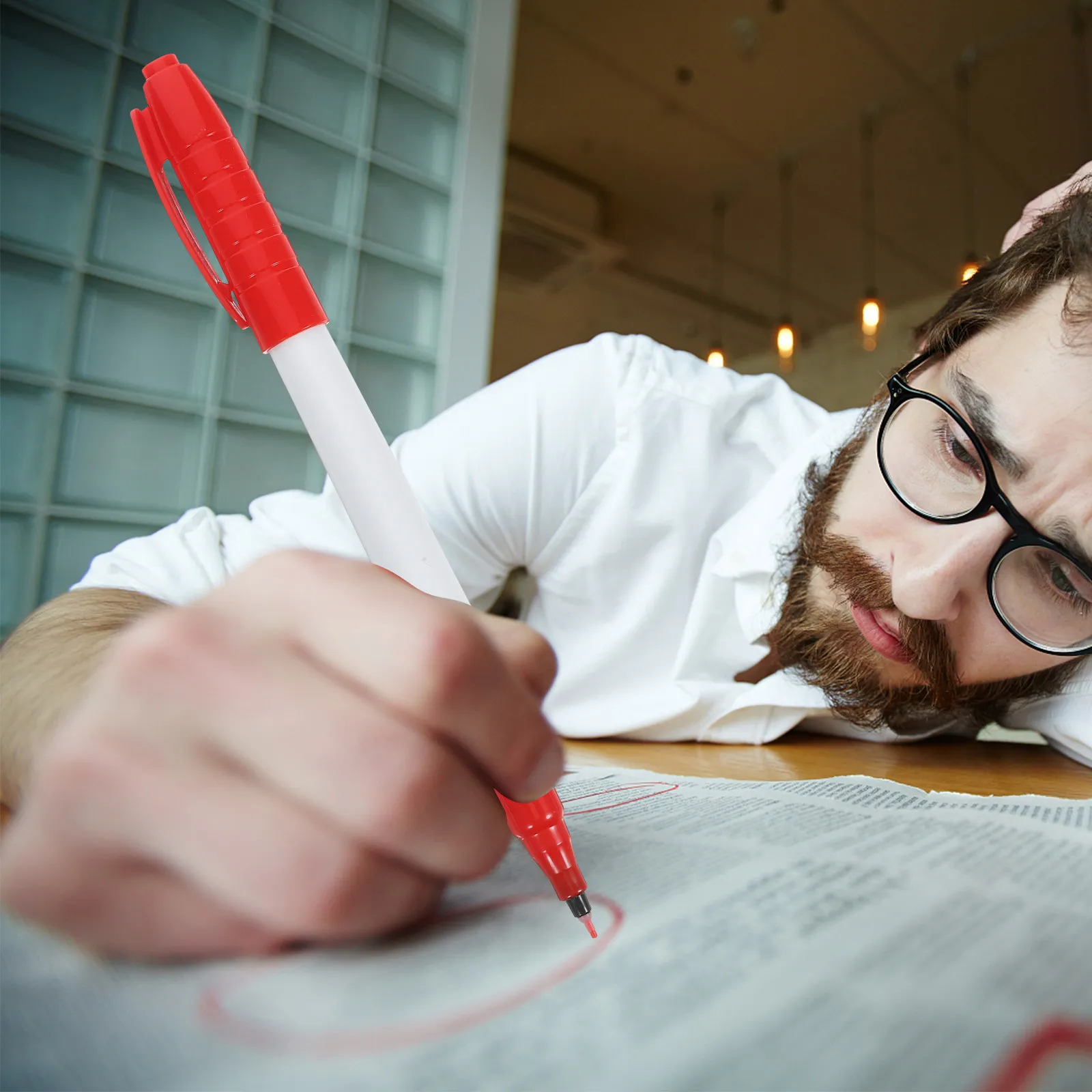 6Pcs 화이트보드 펜 전문 드라이 지우기 마커 파인 팁 경량 다기능 교실용 편리한 마커