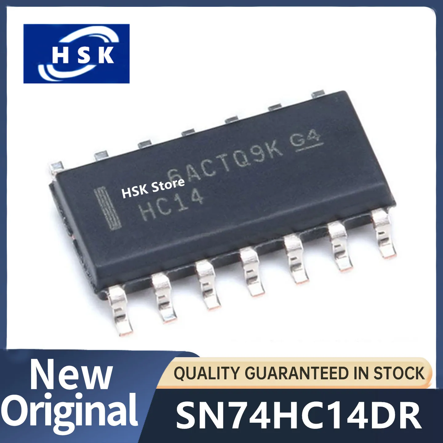 Produktbild von 10er-Pack 74HC74D Dual-D-Flip-Flop ICs Im SOP-14-Gehäuse – SN74HC74DR SMD, Ideal Für Digitale Schaltungen