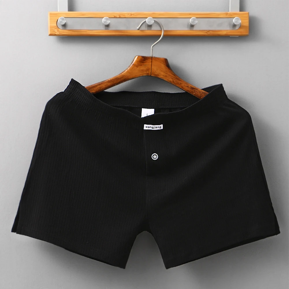 

Sexy Mens Arrow Shorts Cotton Ribbed Boxer Briefs Pouch Underwear Shorts Trunks Underpants Panties Breathable Boxershorts