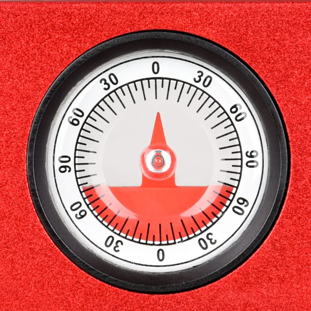 High Precision Slope Measuring Instrument Level Gauge Aluminum Alloy Mini Horizontal Ruler Portable Manual Angle Measuring Tool