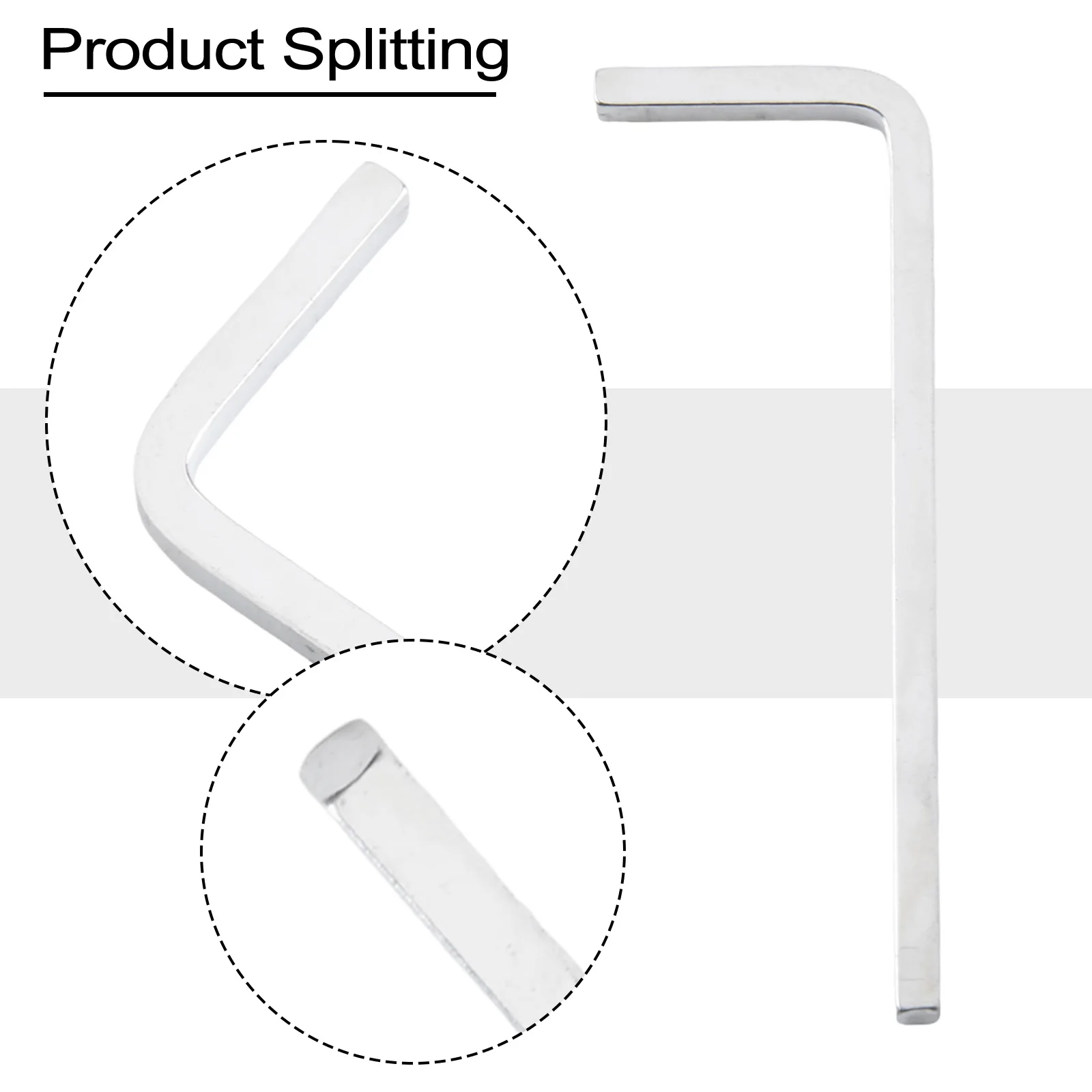 1pc L Form Platz Schlüssel 4 Punkt Schlüssel Schraubendreher 3mm/4mm/5mm/6mm/7mm/10mm Spanner Hand Werkzeuge Für Festziehen Vierkant Schraube – Detail 4