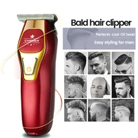Powerful Professional Hair Trimmer Men 0 MM T Blade Electric Clipper Rechargeable Barber Haircut Machine Beard Trimmer Shaver 2