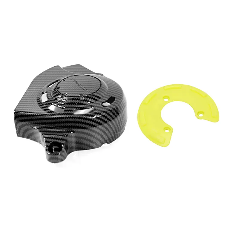 

For SUR RON Light Bee X Water Transfer Carbon Fiber Motor Pulley Guard Sprocket Cover Off-Road Motorcycle SURRON Parts