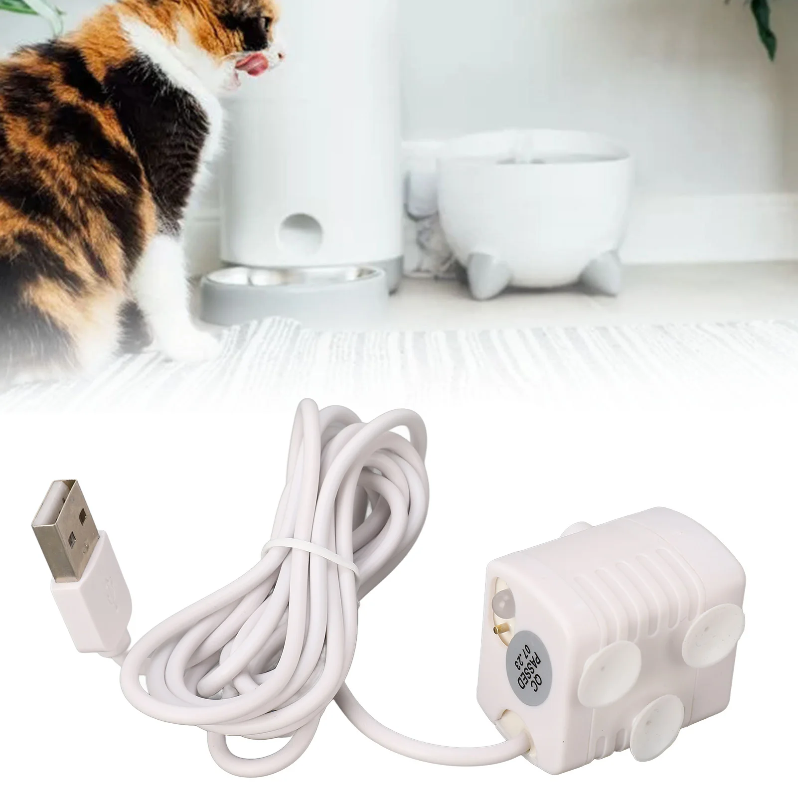 รูปสินค้า น้ําพุสัตว์เลี้ยงปั๊ม 5V USB ขับเคลื่อนที่ถอดออกได้ DC มอเตอร์ไร้แปรงน้ําพุแมวสําหรับเปลี่ยน