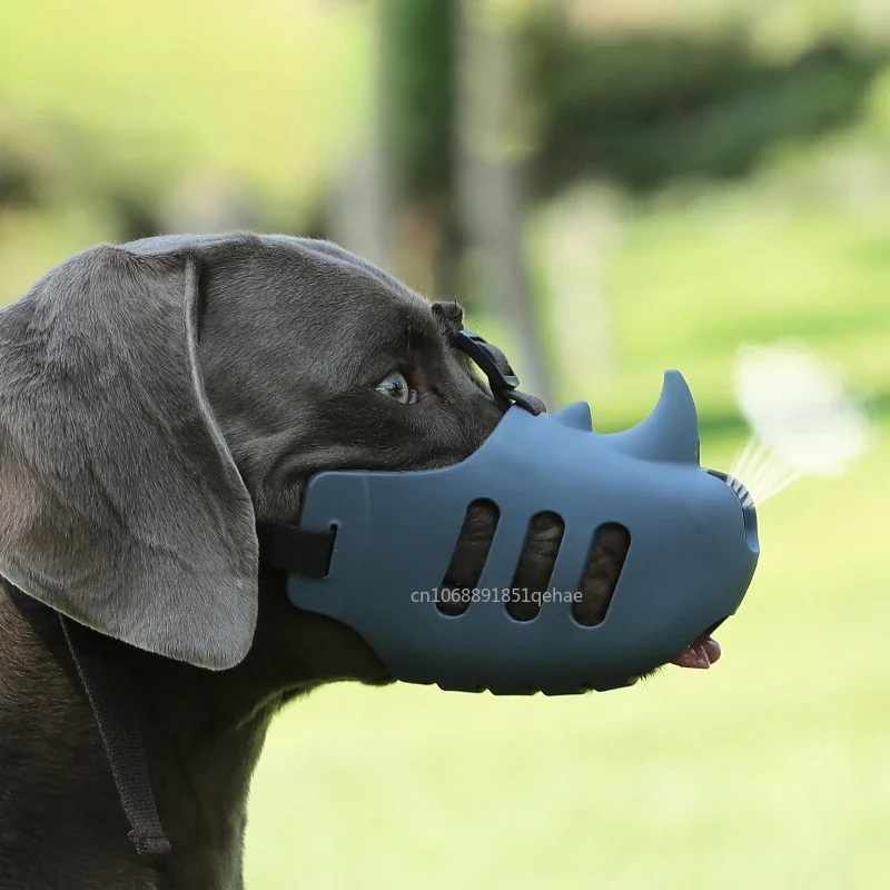 Anti Barking Dog Muzzle Soft Silicone Mouth Mask for Small Medium Dogs Breathable Stop Barking Biting Dog Accessories