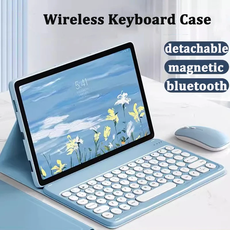 

Magnetic Keyboard Cover for Samsung Galaxy Tab A7 Lite 8.7inch Detachable Bluetooth Case with Mouse for Galaxy Tab A7 Lite 8.7