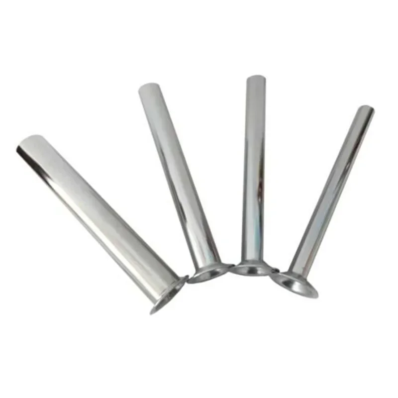4Pcs Stainless Steel Sausage Stuffer Filling Tubes Funnels Nozzles Spare Parts Silver-Practical Kitchen Accessories sausage stuffer
