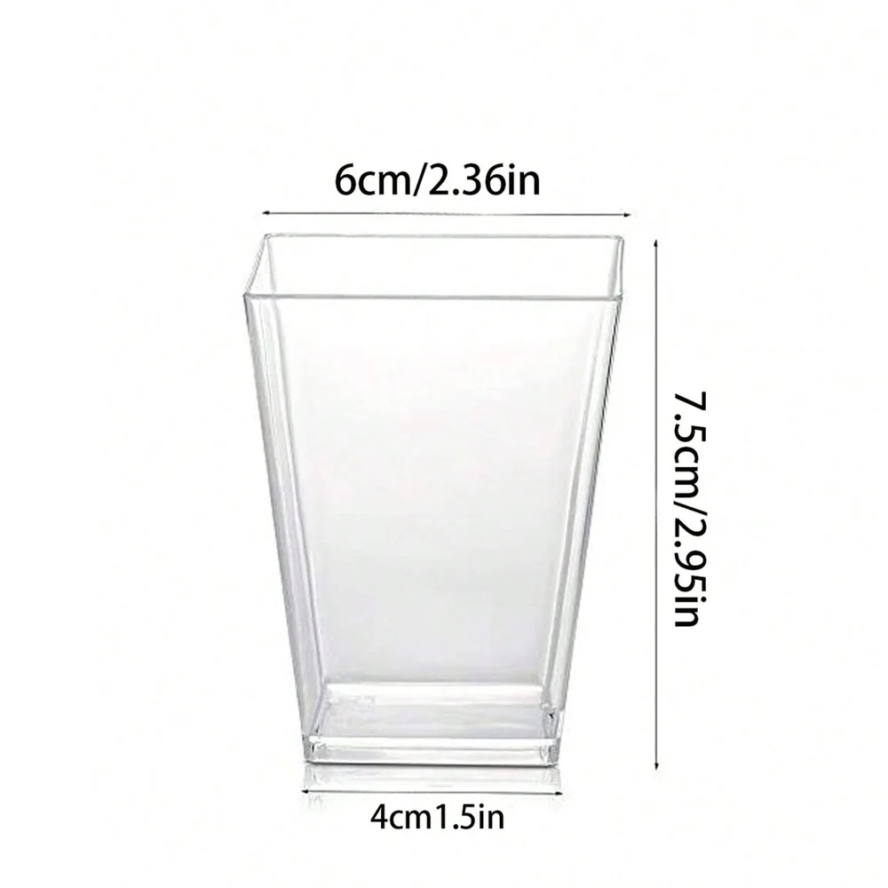 10pcs Mini Heart-Shaped Clear Plastic Dessert Cups – Reusable 2oz Bowls for Ice Cream, ... - SKU CCL60882 - UGI Packaging