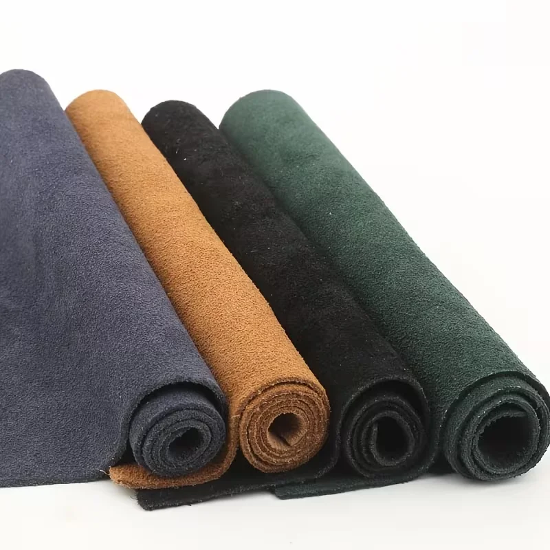 Premium Double Layer Cowhide Suede Leather