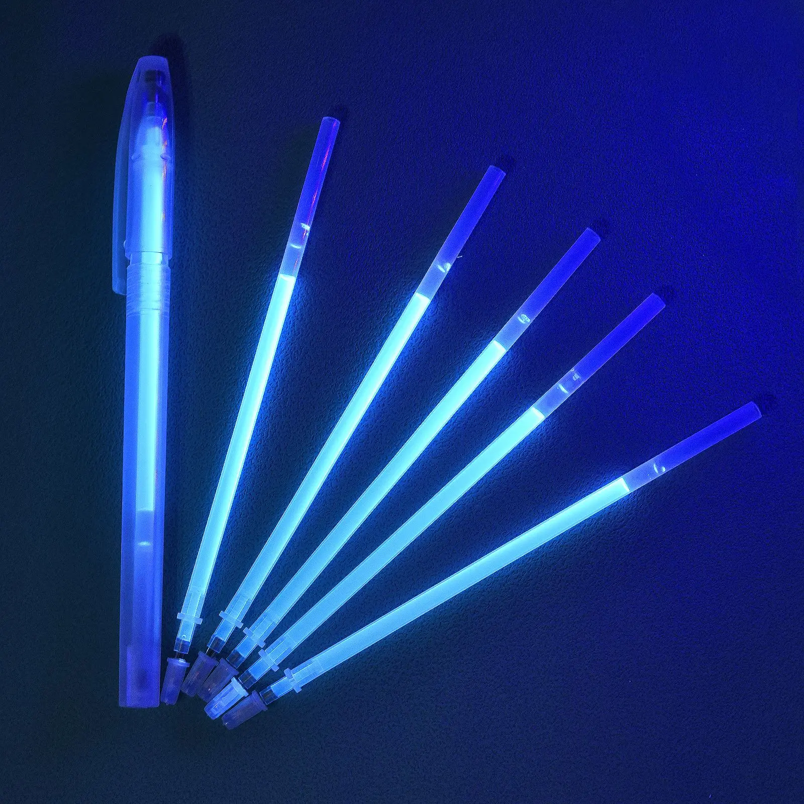 UV Invisible Fluorescent Pen Set High-Capacity Refill Pen UV Lamp Illumination Leather Sewing Markers Students Home DIY Crafts marker pen art pens