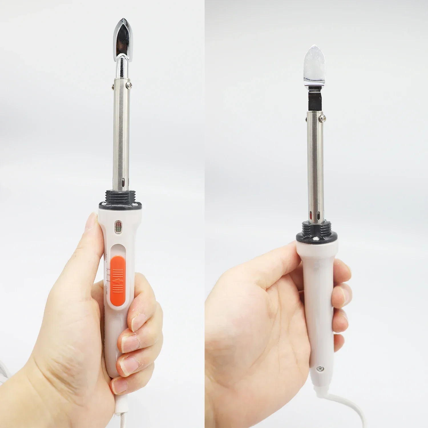 Leather Iron 40W Mini Portable Ironing Tool Wrinkle Removal Repair Pure Copper Head Plastic
