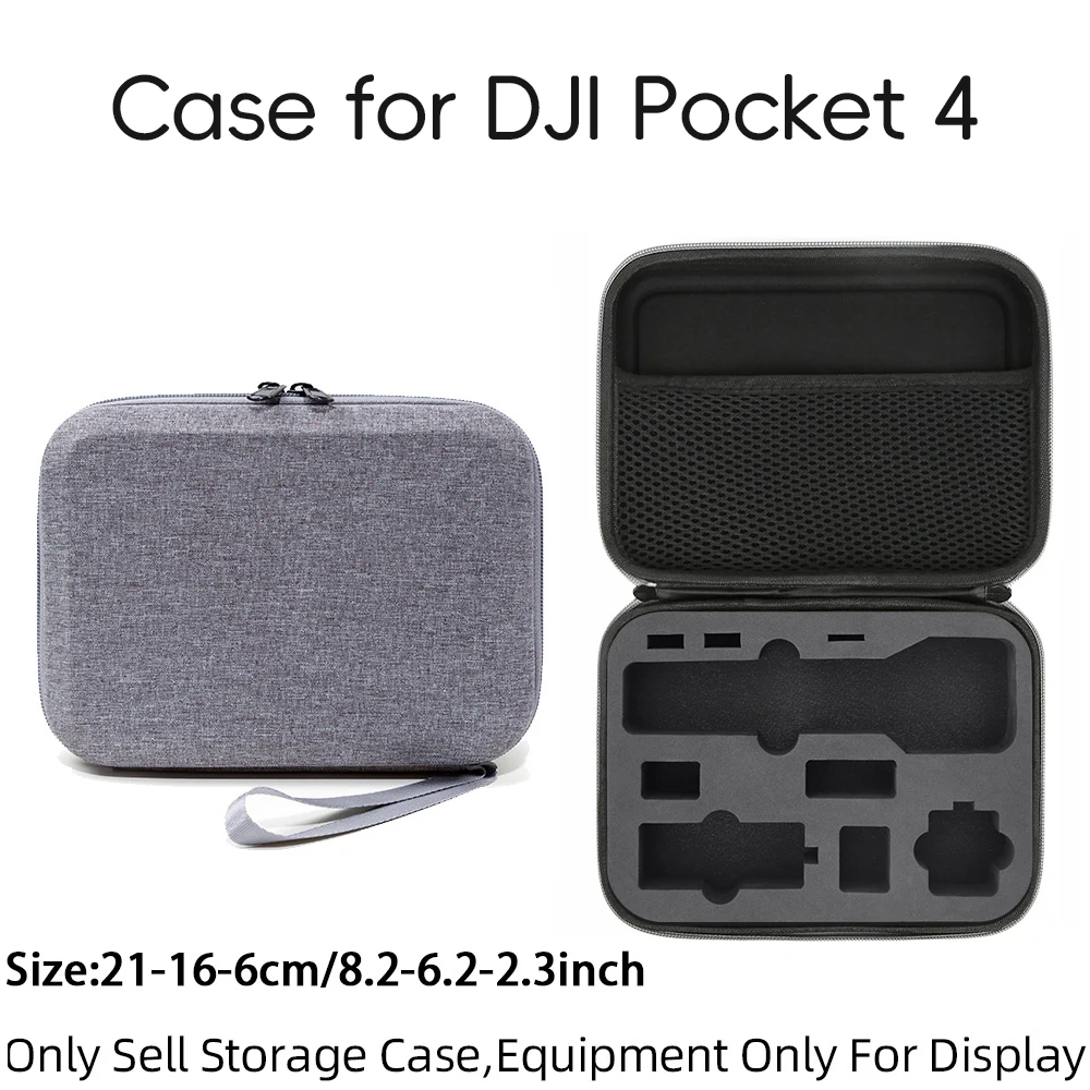 DJI Pocket 4 pro용 블랙 가방 휴대용 케이스 여행 가방 상자 충격 방지 커버 액세서리