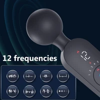 12-Gang-AV-Zauberstab-Vibrator für Frauen, Klitoris-Stimulator, leistungsstarke Heizung, weibliches Massagegerät, Digitalanzeige, Sexspielzeug für Erwachsene 2