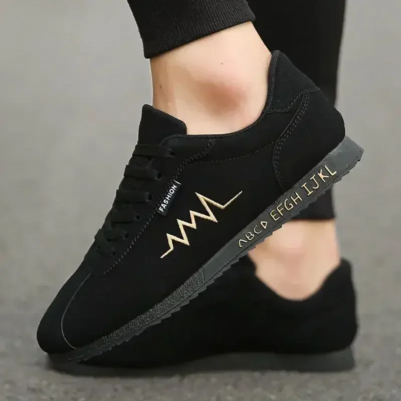 2024 Fashion Red Summer Low Men's Sneakers Canvas Shoes Comfortable Flat Vulcanized Shoes for Men Breathable Gym Mens Trainers 5