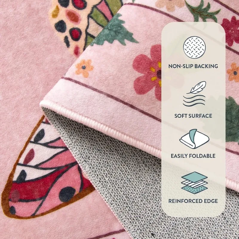 Insect Living Room Carpet Machine Washable Non-slip Retro Bedroom Rug Large Area Home Cloakroom Coffee Table Mats Ковер Tapis 러그