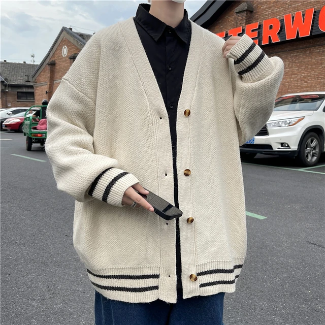 Hollow Out Hooded Sweater Cardigan Oversized Hip Hop Streetwear Knitted Sweaters  Men Loose Harajuku Y2K Sweater Knit Jumper - AliExpress