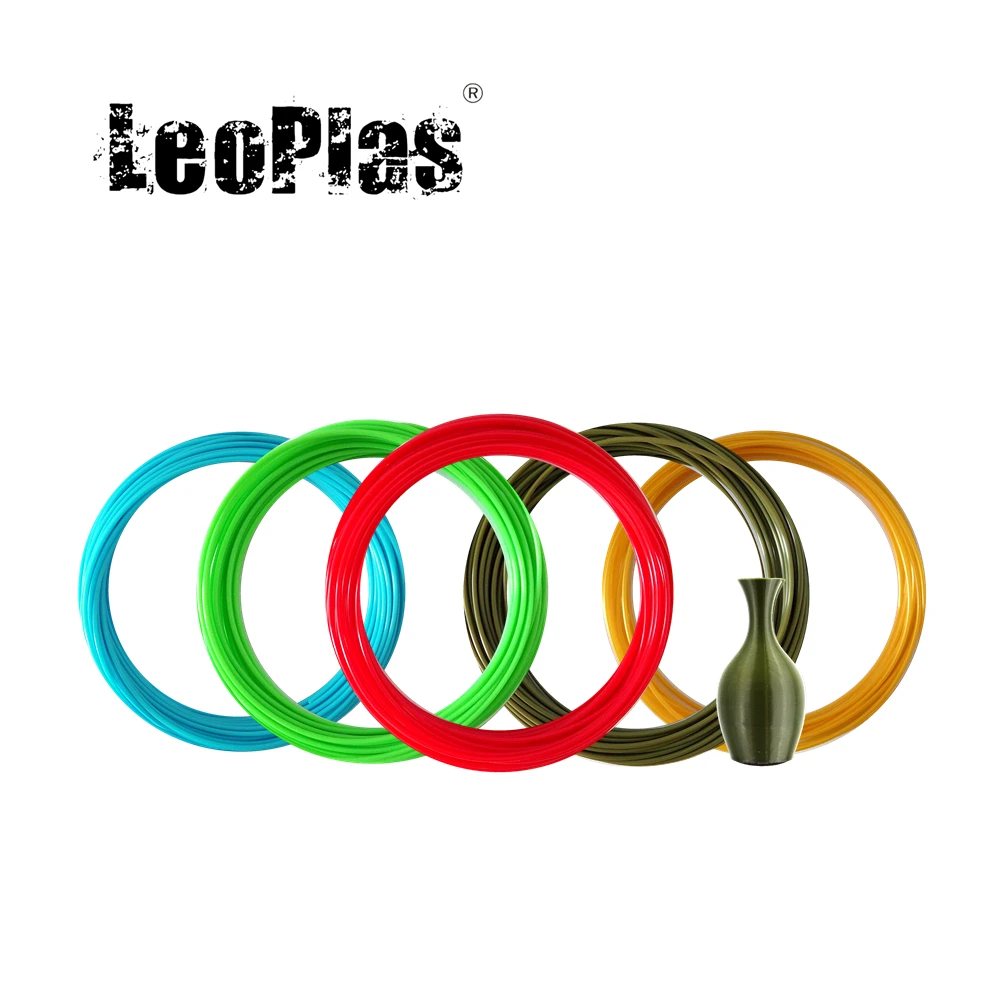 LeoPlas TPU Filament 1.75mm Flexible 10 and 20 Meters Sample 95A Shore Hardness For 3D Printer Consumables Printing Supplies leoplas clear petg filament transparent 1 75mm 10 and 20 meters sample for 3d printer consumables printing supplies