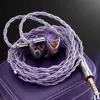 QoA Adonis New In Ear Earphones 1DD+2BA Hybrid Pinecone Resin Shell IEMs With 3.5+4.4mm Plug Cable For HiFi Headphone Gifts 3