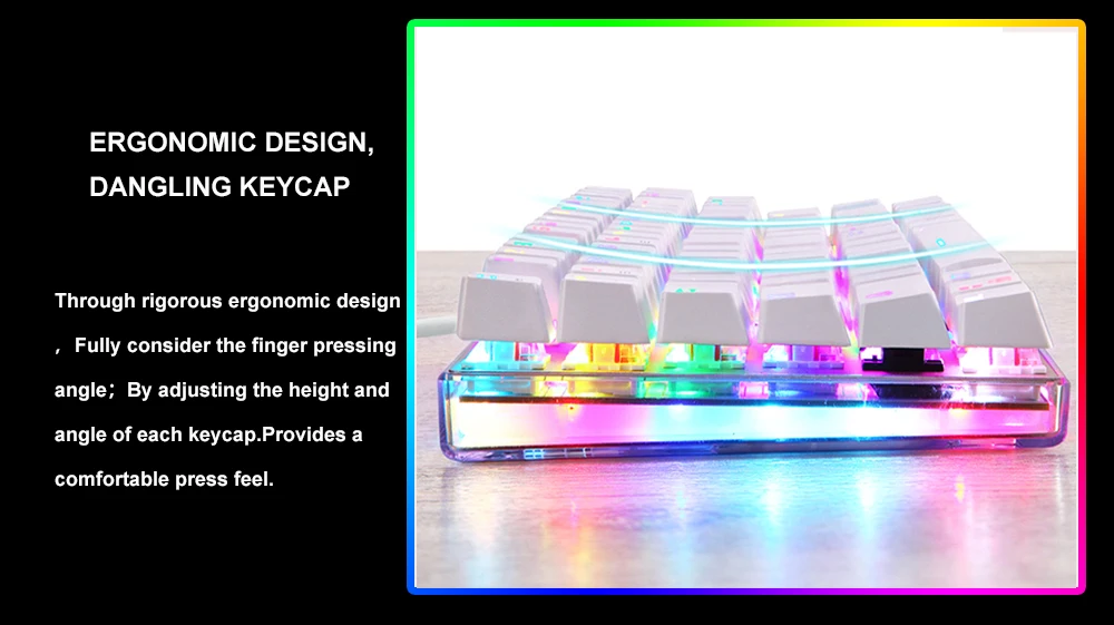 Teclado mecánico de juego RGB original de motospeed k87s USB Wired 87 Key Red / Blue Switch ergonomic Design laser Spanish Language Keyboard, for notebook pc Players - Teclado mecánico para juegos Original Motospeed K87S RGB USB con cable de 87 teclas, teclado rojo/azul con láser RU para jugadores de ordenador PC. | 360 group - 89