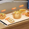 Electric Warming Tray with 3 Tem Setting Foldable Food Warmer Mat Fast Full Surface Heating Portable Electric Food Warming Tray 5