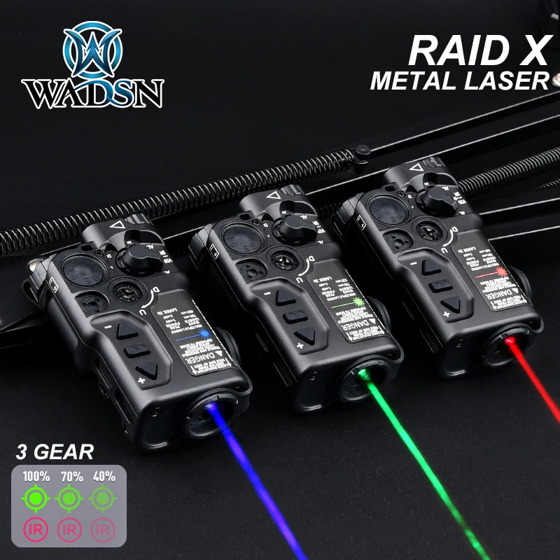 Wadsn Metal Raid X Tactical Red Green Blue Ir Strobe Laser Aiming 3gear