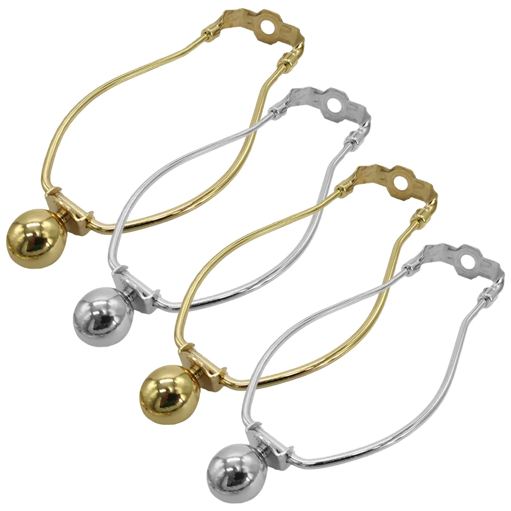 

4 шт. затеняющая арфа для лампы с шариковым финальным кронштейном для лампы, поддерживает сверхмощные затеняющие кронштейны для ламп