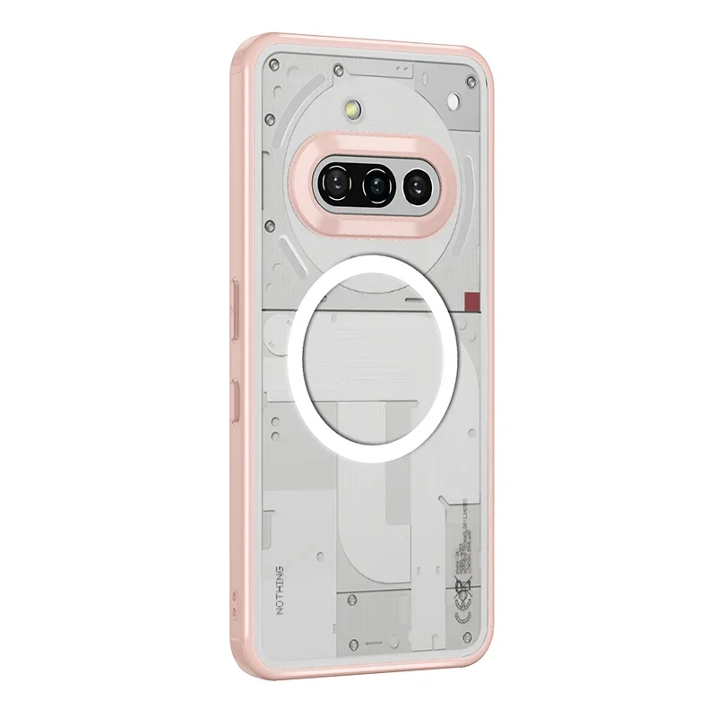 ELVEV Shockproof Crystal Clear Magnetic Case with Lens Protection