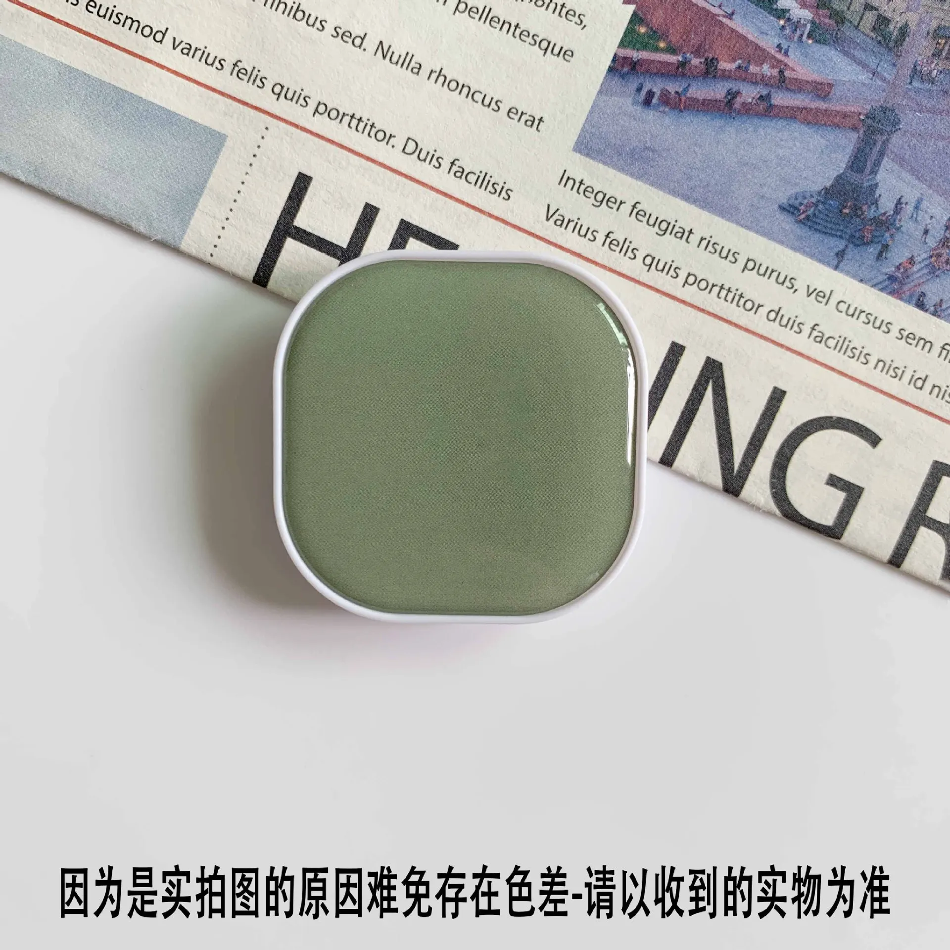 Chic Square Pop-Up Phone Grip and Stand Accessory