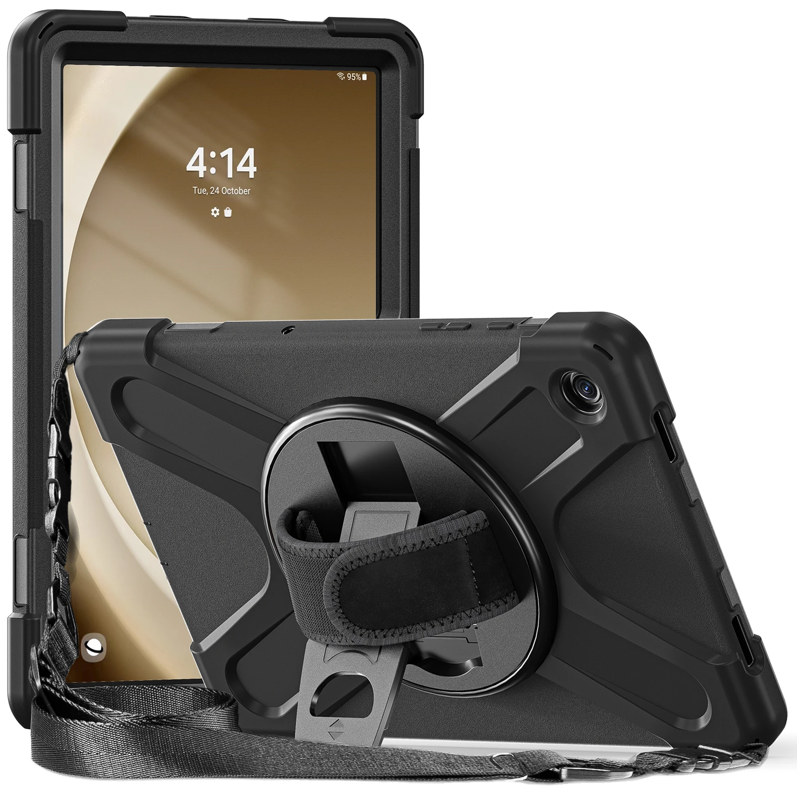 

Armored Shockproof Silicone PC Stand Case Cover For Samsung Tab A9 Plus 11/SM-X210/X216/X218