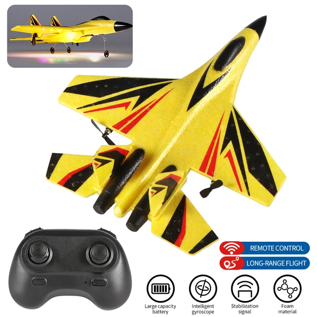 SU35 RC Fighter Drone Brinquedos para Crianças, Aeronaves de Quatro Eixos, Controle  Remoto, Avião, Voo Fácil, Acrobacia, Tumbling 360 °, 2.4G, 4CH - AliExpress