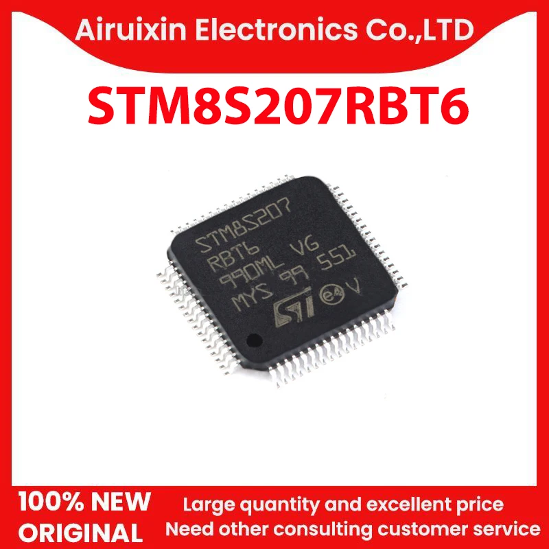 

100% новый и оригинальный STM8S207RBT6 LQFP64 1 шт./лот
