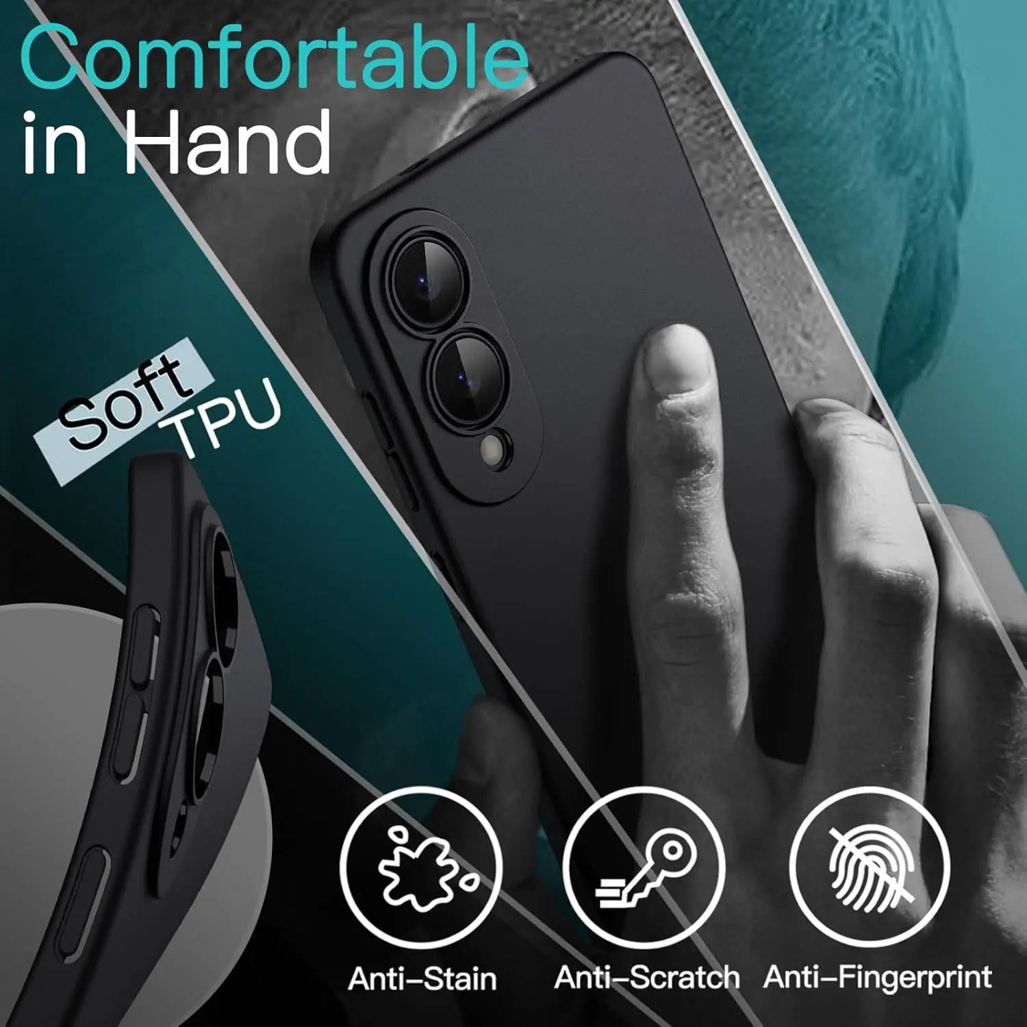 Shockproof Silicone Phone Case - Enhanced Protection & Sleek Design