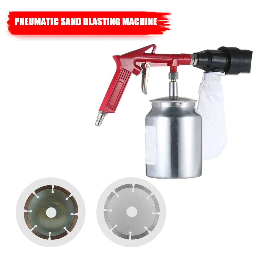 Pistolet de sablage pneumatique à main, avec buses, Anti-rouille, outils électriques, PS-11R — vue 2