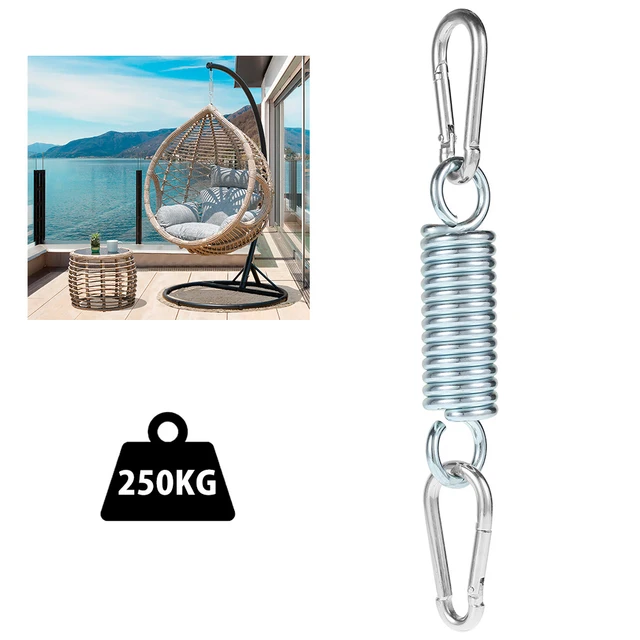 Hanging Chair Spring Heavy Duty Hammock Springs Chair Suspension Tension Hangers Outdoor Hammock Torsion Suspen Hook Spring Hanging Chair Spring Heavy Duty Hammock Springs Chair Suspension Tension Hangers Outdoor Hammock Torsion Suspen Hook Spring