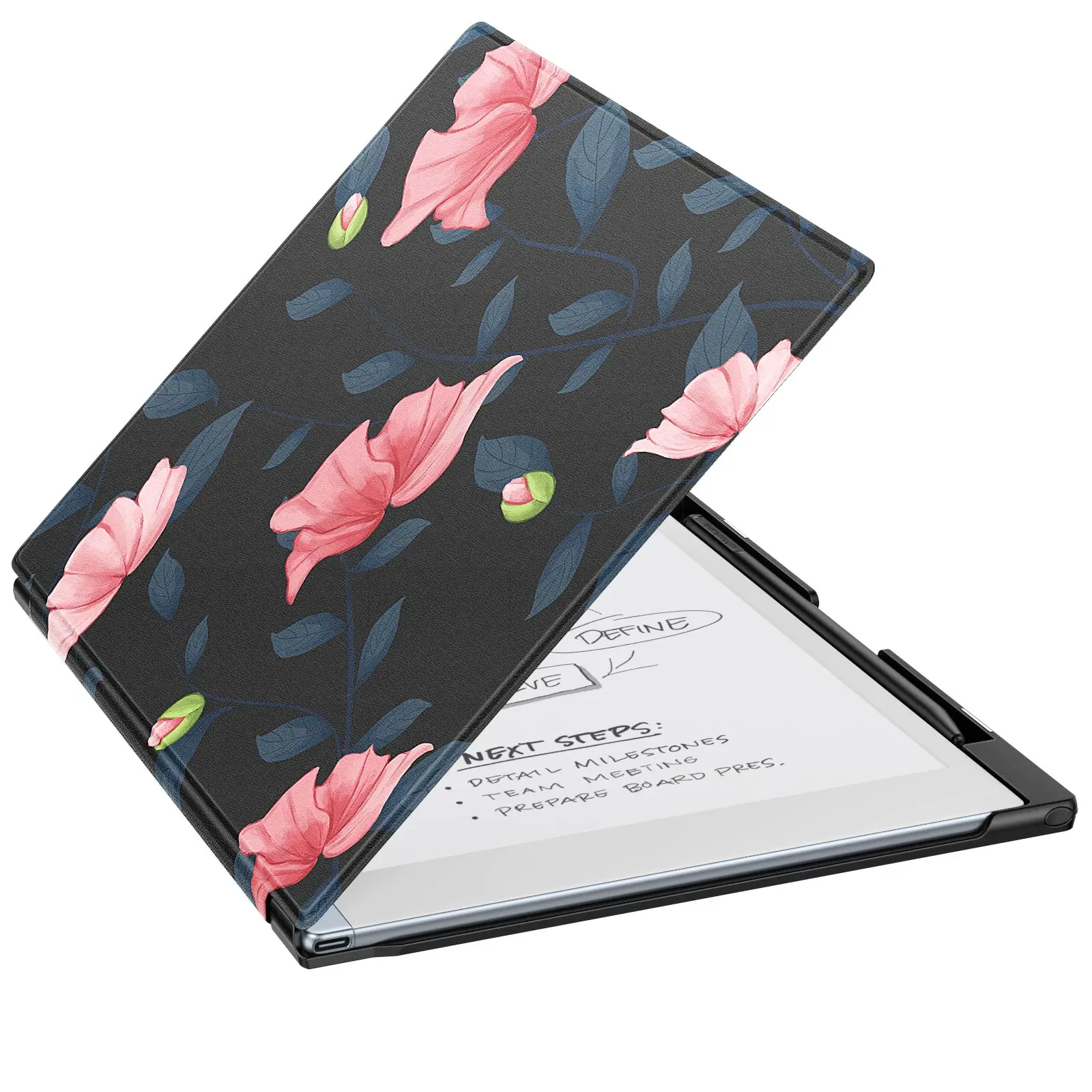Moko-capa Magnética Ultra Fina com Suporte de Caneta Fólio da Tampa do Tablet Inteligente Leve 10.3 2023