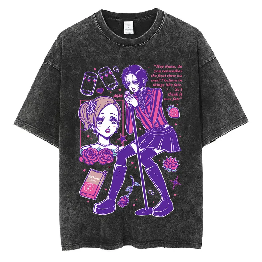 Unisex 90s Oversized Manga Art T-Shirt
