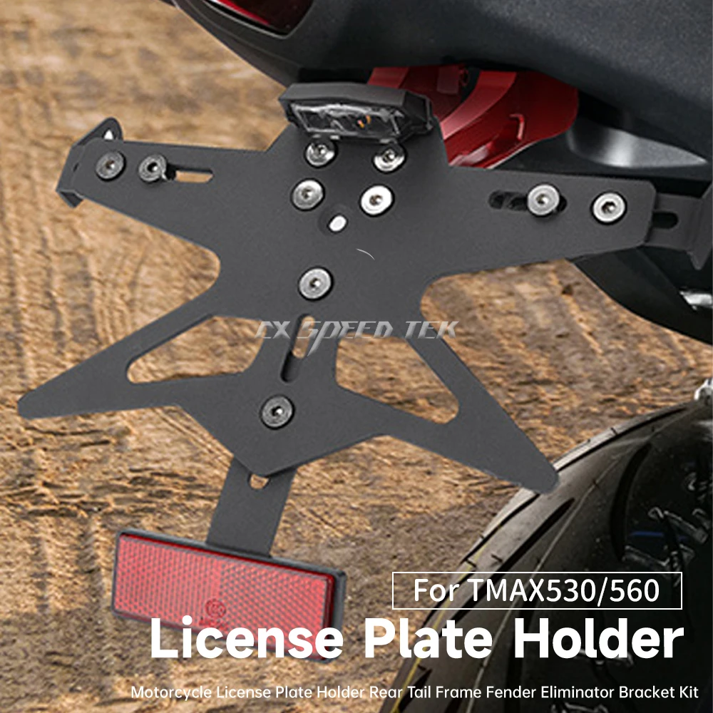 Mk Per Yamaha Tmax560 Tmax530 Accessori Moto Porta Targa Cnc Tail Tidy Fender Eliminator Tmax 560 530 Dx Sx