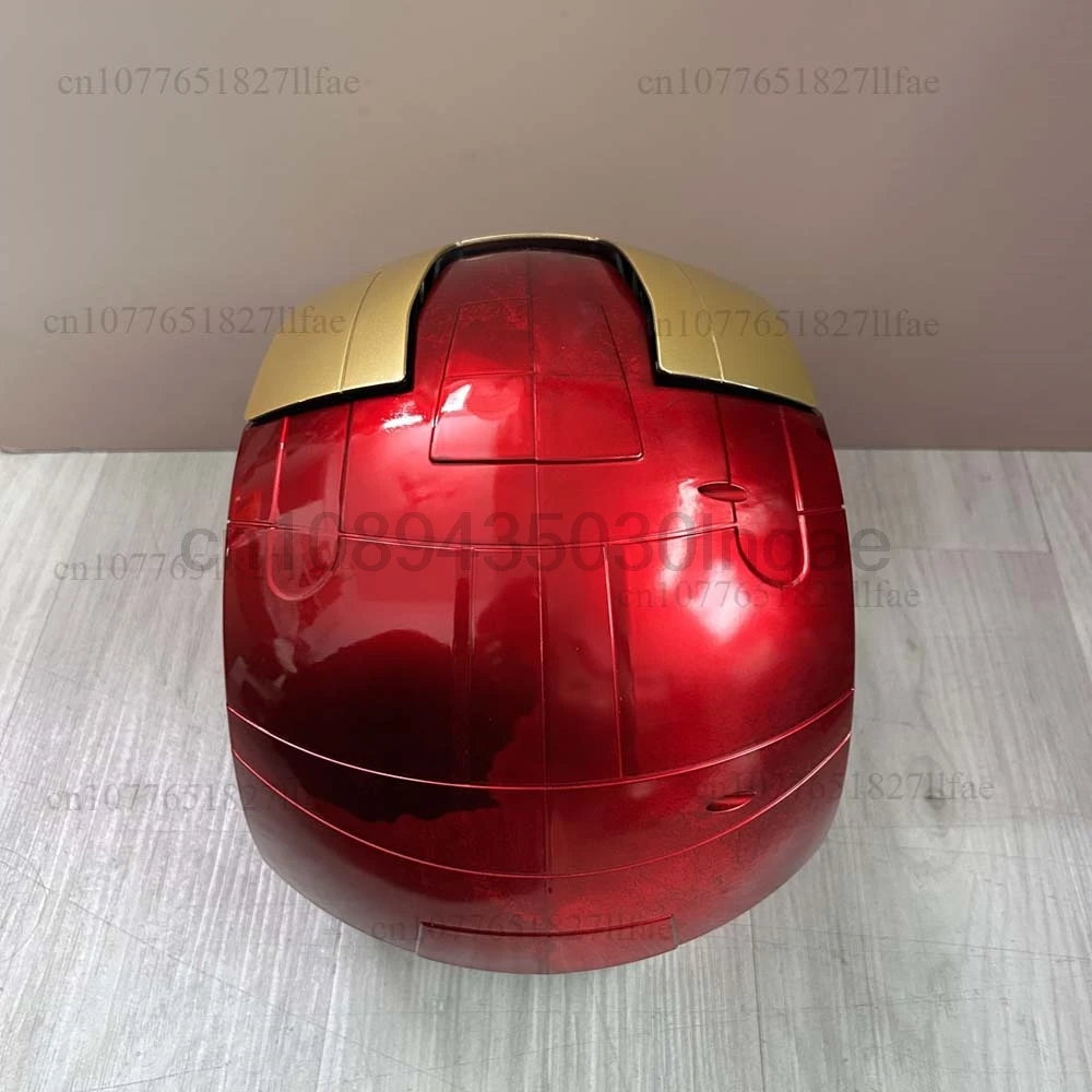 Hot Iron Man Helmet Cosplay 1:1 Light Led Wearable Mask Gloves Glowing Eyes Adult Child PVC Action Figure Toys Christmas Present